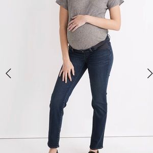 Madewell side panel maternity jeans